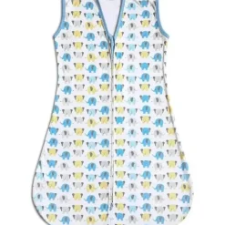 Shop All|BreathableBaby - Sack Wearable Blanket, Blue Mist with Elephant Applique, Small - cutbabycare.com | baby boutique & care hub