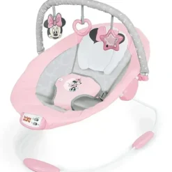 Shop All|Bright Starts - Baby Disney Minnie Mouse Rosy Skies Bouncer Pink - cutbabycare.com | baby boutique & care hub