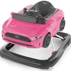 Gear Travel|Bright Starts - Ford Mustang 3 Ways To Play Walker - Pink - cutbabycare.com | baby boutique & care hub