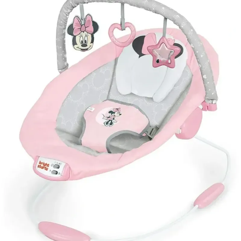 Shop All|Bright Starts Minnie Mouse Rosy Skies Cradling Bouncer Baby/Infant/Girls 0m+ - cutbabycare.com | baby boutique & care hub