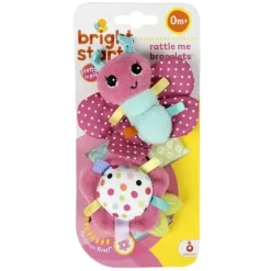 Shop All|Bright Starts Rattle Me 11cm Bracelets Crinkle Soft/Plush Toys Newborn/Baby 0m+ - cutbabycare.com | baby boutique & care hub