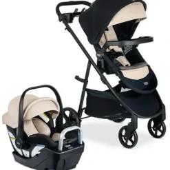 Stroller|Britax Willow Brook S + Travel System with Alpine Anti-Rebound Base - Sand Onyx - cutbabycare.com | baby boutique & care hub