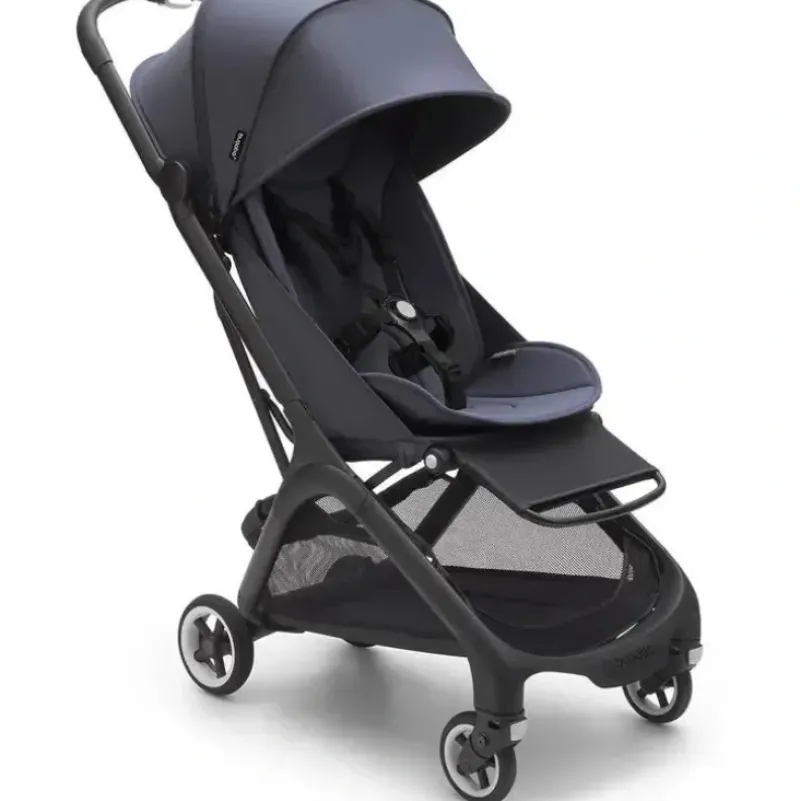 Stroller|Bugaboo - Butterfly Complete Compact Stroller, Black/Stormy Blue - cutbabycare.com | baby boutique & care hub