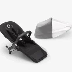 Stroller|Bugaboo | Donkey 5 Duo Extension Set, Midnight Black - cutbabycare.com | baby boutique & care hub