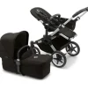 Stroller|Bugaboo - Donkey 5 Mono Complete Single-to-Double Stroller, Aluminum/Midnight Black - cutbabycare.com | baby boutique & care hub