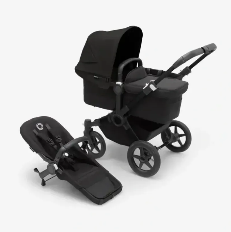 Stroller|Bugaboo - Donkey 5 Mono Complete Black/Midnight Black - cutbabycare.com | baby boutique & care hub