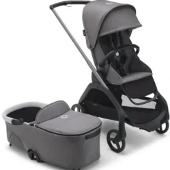 Stroller|Bugaboo - Dragonfly Stroller and Bassinet Complete, Graphite/Grey Melange - cutbabycare.com | baby boutique & care hub