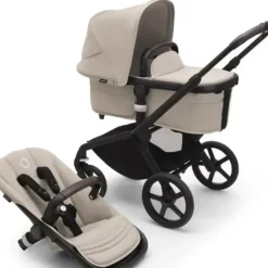 Stroller|Bugaboo - Fox 5 Stroller Complete Black/Desert Taupe - cutbabycare.com | baby boutique & care hub