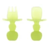 Shop All|Bumkins - Baby Utensils Set, Chewtensils Silicone, Green Jelly - cutbabycare.com | baby boutique & care hub