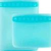 Shop All|Bumkins - 2Pk Silicone Flat Reusable Bag, Blue - cutbabycare.com | baby boutique & care hub
