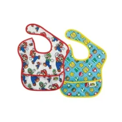 Shop All|Bumkins - SuperBib 2 Pack, Super Mario - cutbabycare.com | baby boutique & care hub