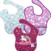 Shop All|Bumkins - SuperBib 3 Pack, Unicorn/Rainbows - cutbabycare.com | baby boutique & care hub