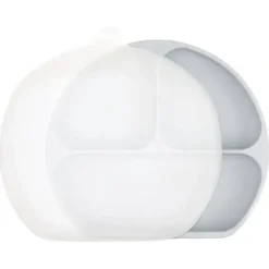 Shop All|Bumkins - Toddler and Baby Suction Plates, Gray - cutbabycare.com | baby boutique & care hub