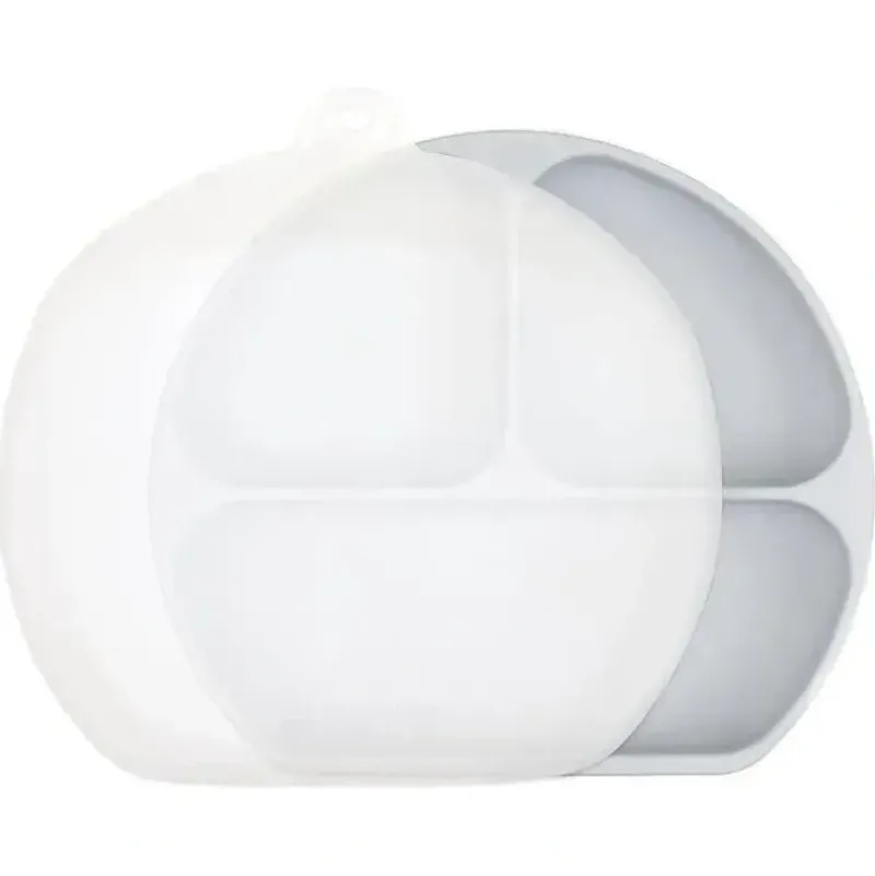 Shop All|Bumkins - Toddler and Baby Suction Plates, Gray - cutbabycare.com | baby boutique & care hub