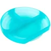 Health Safety|Bumkins - Toddler and Baby Suction Plate, Silicone Divided Grip Dish, Blue Jelly - cutbabycare.com | baby boutique & care hub