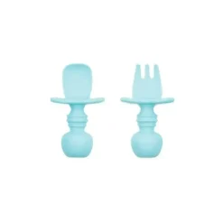 Shop All|Bumkins Silicone Chewtensils - Light Blue - cutbabycare.com | baby boutique & care hub