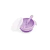 Shop All|Bumkins Silicone First Feeding Set with Lid & Spoon, Lavander - cutbabycare.com | baby boutique & care hub