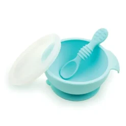 Shop All|Bumkins Silicone First Feeding Set - Silicone Blue - cutbabycare.com | baby boutique & care hub