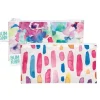 Shop All|Bumkins Small Reusable Snack Bag 2-Pack, Watercolor/Brush Strokes - cutbabycare.com | baby boutique & care hub