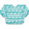 Shop All|Bumkins Waterproof Sleeved Bib - Whales Away - cutbabycare.com | baby boutique & care hub