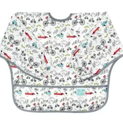 Shop All|Bumkins Waterproof Sleeved Bib - Urban Bird - cutbabycare.com | baby boutique & care hub