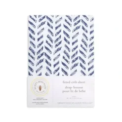 Shop All|Burt's Bee Baby Guide the Way Organic Cotton Fitted Sheet - cutbabycare.com | baby boutique & care hub