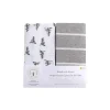 Shop All|Burt's Bee Set Of 2 Pine Forest & Stripe Organic Cotton Fitted Sheet - cutbabycare.com | baby boutique & care hub