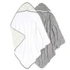 Shop All|Burt's Bees - 2 Pk Infant Ply Hooded Towels 100% Organic Cotton, Cloud - cutbabycare.com | baby boutique & care hub
