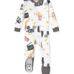 Shop All|Burts Bees - Baby Boy Movie Night Sleeper, Cloud - cutbabycare.com | baby boutique & care hub