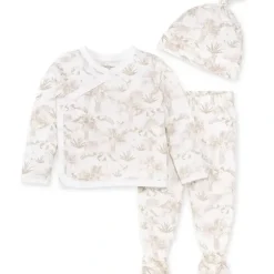 Shop All|Burts Bees - Baby Palm Desert Toile Take Me Home Set, Cloud - cutbabycare.com | baby boutique & care hub