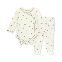 Shop All|Burts Bees - Golden Bee Bodysuit & Footed Pant Set - cutbabycare.com | baby boutique & care hub