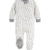 Shop All|Burts Bees - Honey Bee Organic Baby Sleep & Play Pajamas, Heather Grey - cutbabycare.com | baby boutique & care hub