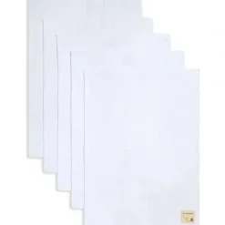 Shop All|Burts Bees - 5Pk Bee Essential Organic Burp Cloths, Cloud - cutbabycare.com | baby boutique & care hub