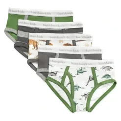 Shop All|Burts Bees - 5Pk Happy Herbivores & Lions Underwear - cutbabycare.com | baby boutique & care hub