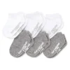 Shop All|Burts Bees - 6Pk Organic Cotton Solid Heather Grey Baby Socks - cutbabycare.com | baby boutique & care hub