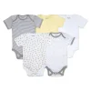 Shop All|Burts Bees - 5Pk Short Sleeve Bodysuits, Sunshine - cutbabycare.com | baby boutique & care hub