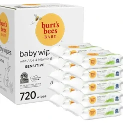 Shop All|Burt's Bees - Unscented Natural Baby Wipes for Sensitive Skin, 72 Wipes 10 Pack - cutbabycare.com | baby boutique & care hub