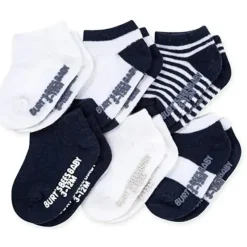 Shop All|Burts Bees Organic Cotton Multi Midnight Baby Socks,6pk - cutbabycare.com | baby boutique & care hub