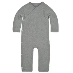 Shop All|Burt's Bees Quilted Kimono Coverall, Heather Grey - cutbabycare.com | baby boutique & care hub