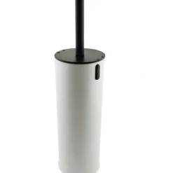 Bath Potty|Butlers 9.4x40cm Bathroom Home Cleaning Toilet Brush/Holder w/ Child Lock White - cutbabycare.com | baby boutique & care hub