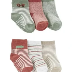 Shop All|Carters - Baby Boy 6Pk Striped Booties - cutbabycare.com | baby boutique & care hub