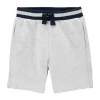 Shop All|Carter's - Baby Boy Pull-On French Terry Shorts, Heather Grey - cutbabycare.com | baby boutique & care hub