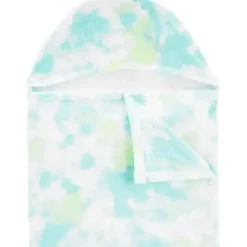 Bath Potty|Carters - Baby Boy Tie Dye Hooded Towel, Light Blue - cutbabycare.com | baby boutique & care hub
