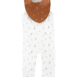 Shop All|Carters - Baby Girl 2Pk Jumpsuit & Bandana Bib Set, White - cutbabycare.com | baby boutique & care hub