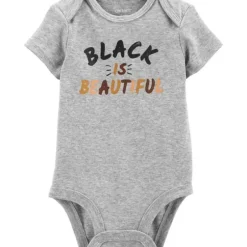 Shop All|Carter's - Black Is Beautiful Original Bodysuit, Gray - cutbabycare.com | baby boutique & care hub