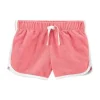 Shop All|Carters - Toddler Girl Pull-On Terry Shorts, Pink - cutbabycare.com | baby boutique & care hub