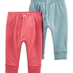 Shop All|Carter's 2-Pack Baby Girl Pull-On Pants, Pink and Blue with Polka Dots - cutbabycare.com | baby boutique & care hub