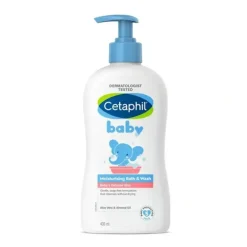 Bath Potty|Cetaphil Baby Moisturising Bath and Wash 400ml Pump - cutbabycare.com | baby boutique & care hub