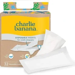 Shop All|Charlie Banana - 32 Disposable Cotton Inserts - cutbabycare.com | baby boutique & care hub