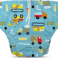 Shop All|Charlie Banana - Construction Reusable Swim Diaper with Adjustable Drawstring - cutbabycare.com | baby boutique & care hub